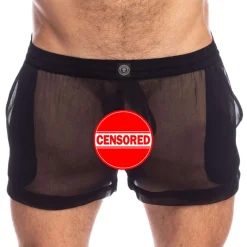 Short Flowy Chantilly Noir