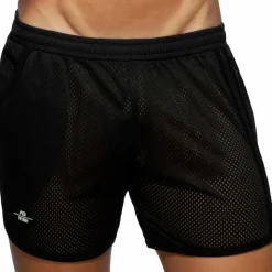 Short Long Rocky Pocket Mesh Noir
