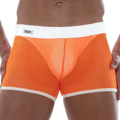 Short Neon Mesh Orange Fluo