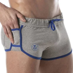 Short Rétro Gris Chiné