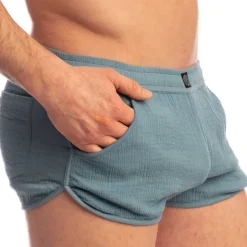 Short Split Palm Spring Bleu Alizé