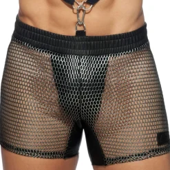 Short Sport C-Through Mesh Noir