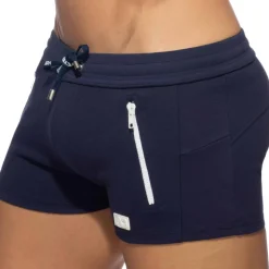 Short Sport Double Zip Bleu Marine