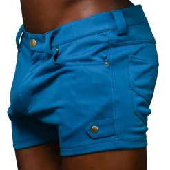 Short Summer Stretch Skinny Bleu Paon