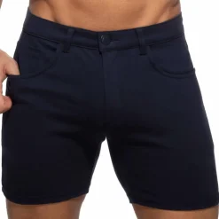 Short Svelte Coton Bleu Marine