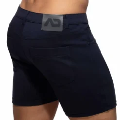 Short Svelte Coton Bleu Marine