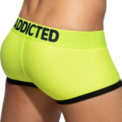 Shorty Basic Colors Mesh Jaune Fluo