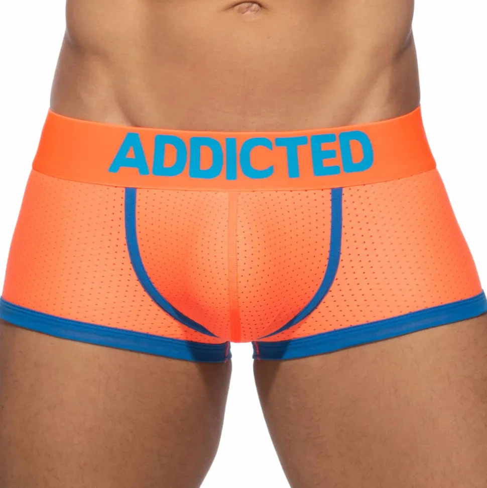Shorty Basic Colors Mesh Orange Fluo