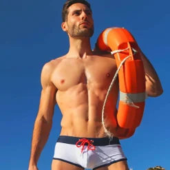 Shorty de Bain Blanc