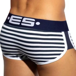 Shorty Double Side Coton Marinière