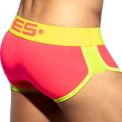 Shorty Double Side Microfibre Rose Fluo