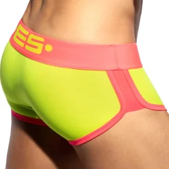 Shorty Double Side Microfibre Jaune Fluo