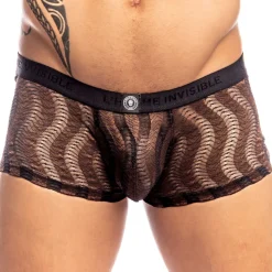 Shorty Hipster Push-Up Night Ripple Chocolat