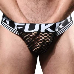 Slip Almost Naked Net FUKR Noir