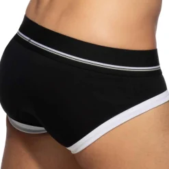 Slip Basic Colors Coton Noir - Blanc