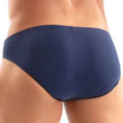 Slip Bikini Access Coton Bleu Marine