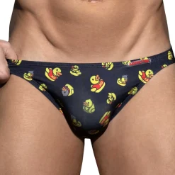 Slip Bikini AD Duckies Noir
