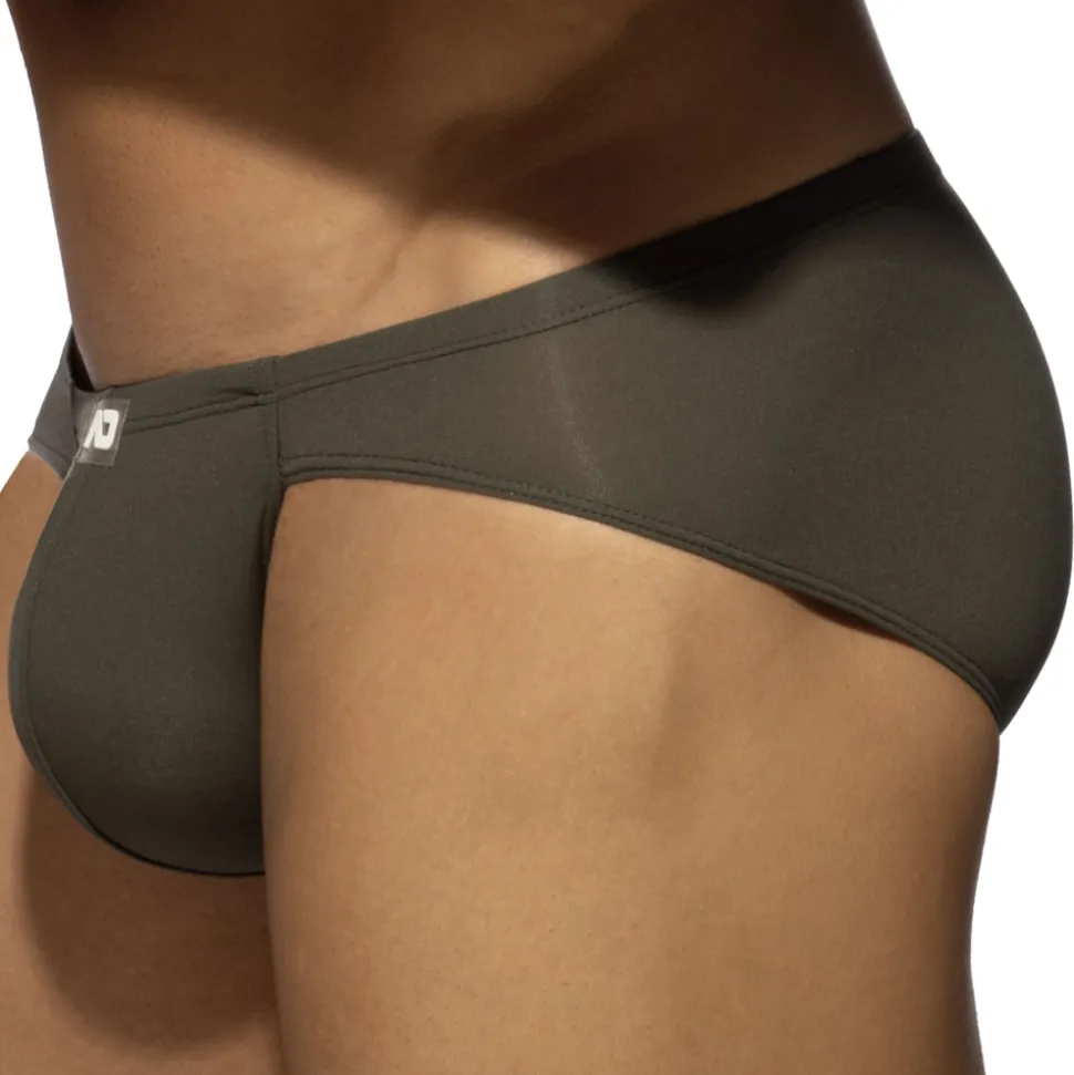 Slip Bikini Basic Colors Second Skin Kaki