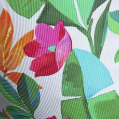 Slip Bikini Bold Flowers Blanc