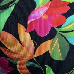 Slip Bikini Bold Flowers Noir