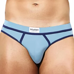 Slip Bikini Bold Line Bleu