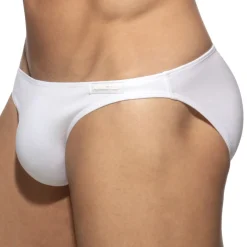 Slip Bikini Coton Blanc