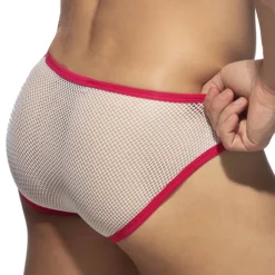 Slip Bikini C-Through Mesh Blanc