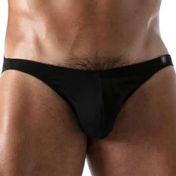 Slip Bikini French Coton Noir