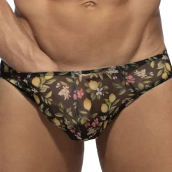 Slip Bikini Lemon Garden Noir