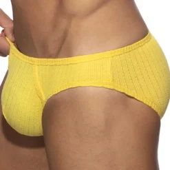 Slip Bikini Puff Jaune