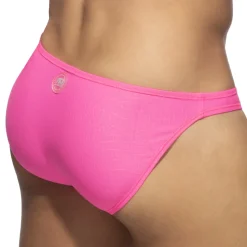 Slip Bikini Reptile Rose Fluo