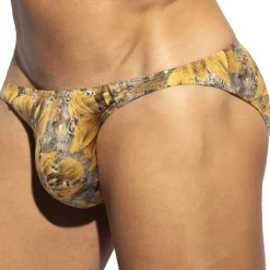 Slip Bikini Safari Jaune