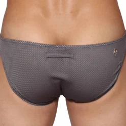 Slip Bikini Tahiti Blanc - Gris