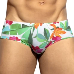 Slip Bold Flowers Blanc