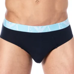 Slip Bold Monogram Coton Marine - Bleu Ciel