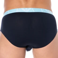 Slip Bold Monogram Coton Marine - Bleu Ciel