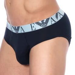 Slip Bold Monogram Coton Marine - Gris