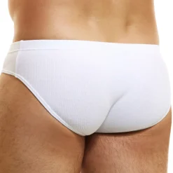 Slip Classique Peace Coton Blanc