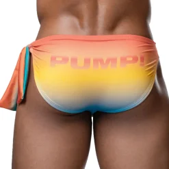 Slip de Bain à Nœud Sunset