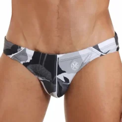 Slip de Bain Anémone Noir