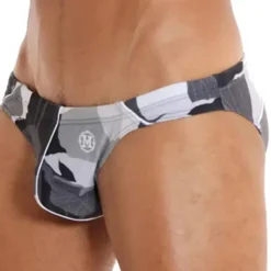 Slip de Bain Anémone Noir