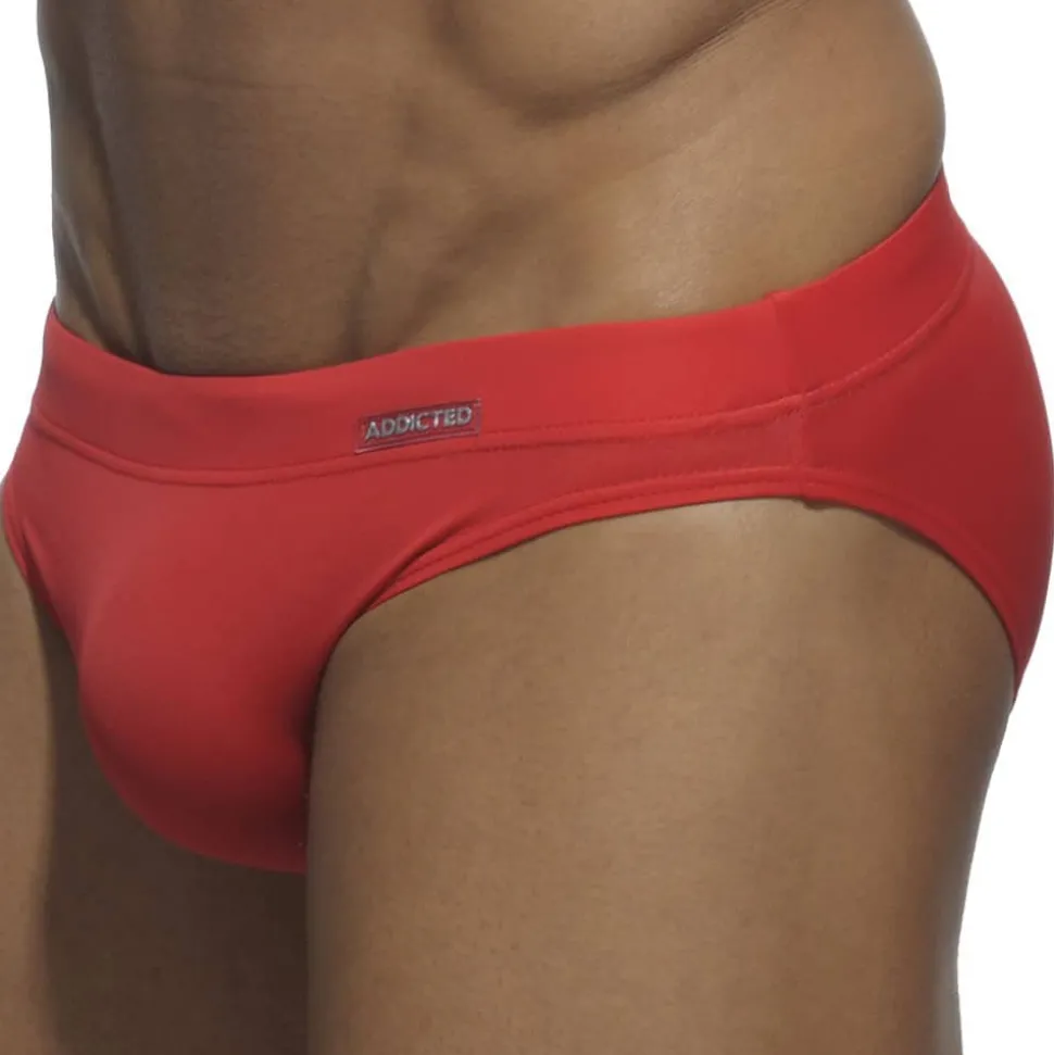 Slip de Bain Basic Colors Rouge