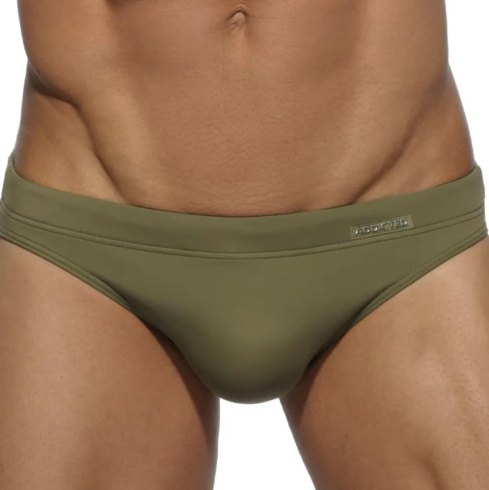 Slip de Bain Basic Colors Kaki