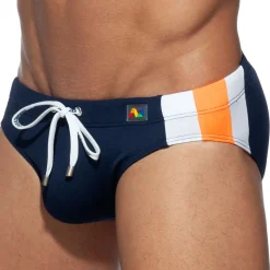 Slip de Bain Basic Stripes Marine