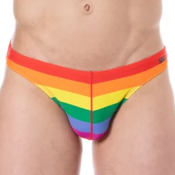 Slip de Bain Bikini Arc-en-Ciel