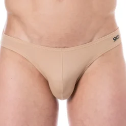 Slip de Bain Bikini Beige