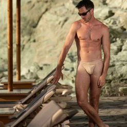 Slip de Bain Bikini Beige