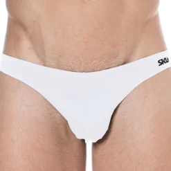 Slip de Bain Bikini Blanc