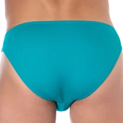 Slip de Bain Bikini Bleu Canard