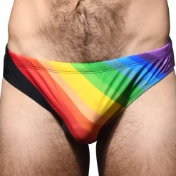Slip de Bain Bikini Pride Vision Arc-en-Ciel